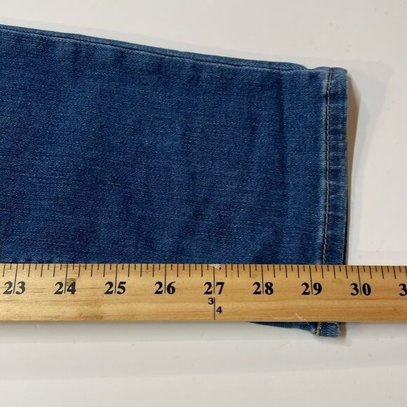 KUT from the Kloth Stevie Straight Leg Women’s Jeans Medium Wash Distressed Sz 4 - Picture 10 of 11